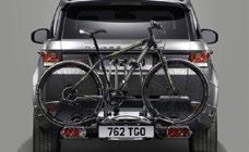 SPORTING ACCESSORIES SELECTION Tow Bar Mounted Bike Carrier Upper and lower tailgate can be opened with