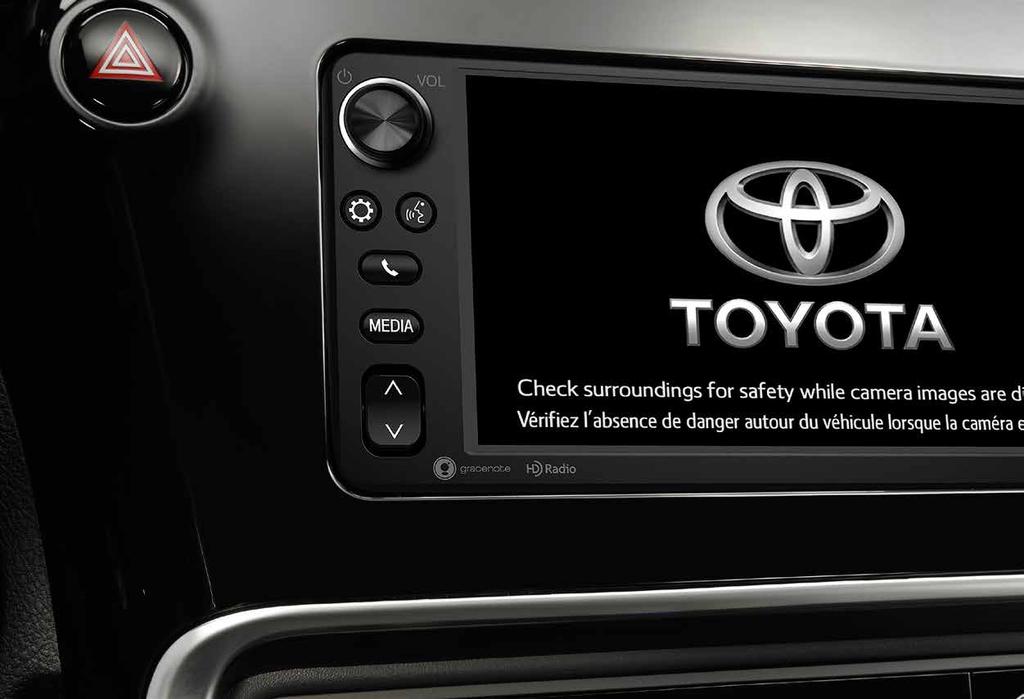 DISPLAY AUDIO WITH NAVIGATION For 2017, Toyota is pleased to announce the arrival of the Display Audio system featuring Aha 3.