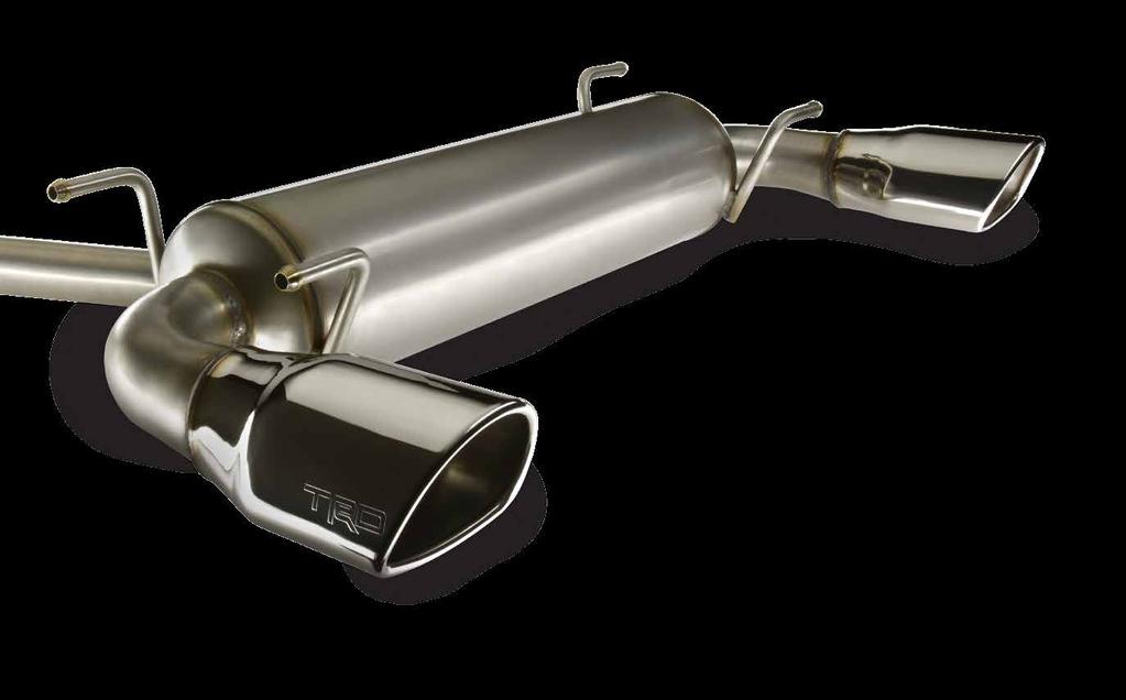 TRD PERFORMANCE DUAL EXHAUST Let your 86 stimulate every one of your senses.