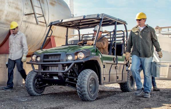 MULE PRO DXT For flexibility in demanding industrial and agricultural environments, the MULE PRO-DXT can be reconfigured to transport more staff or a greater payload.