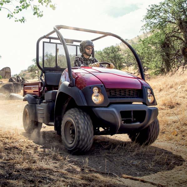 MULE 600 The perfect partner for countless livery yards, market gardens and demanding municipal environments, the MULE 600 with its automotive driving layout and ROPS protection is a lightweight UV