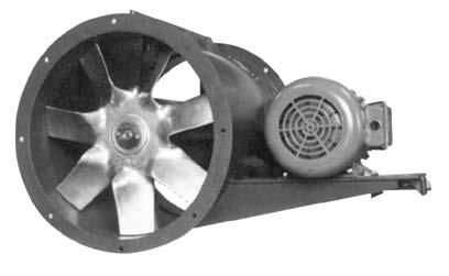 Model TTABD/VTBD Tubeaxial/Vaneaxial Fans Aerovent s Model TTABD tubeaxial fan is a medium pressure tubeaxial fan.