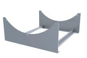Accessories Vertical Support Section The vertical support section is a separate duct section with vertical mounting clips.