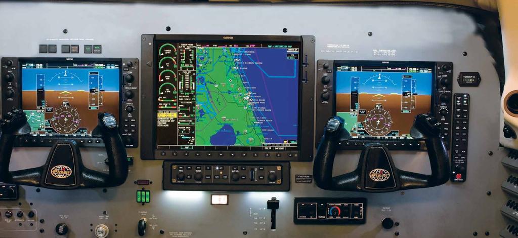 Meridian Panel Shown A better suite, a safer flight. Flight data, engine data, weather data, navigation data there is a wealth of data to process when the gear comes up.