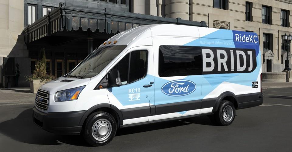 Case Study Market Expansion with Micro-Transit Kansas City Area Transportation Authority Partnership between Ford and Bridj using 14-passenger vans Purpose was to improve connectivity