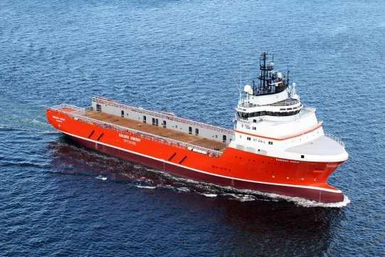 Energy Swan PLATFORM SUPPLY VESSEL Energy Swan is a supply vessel/ pipe carrier driven with shafts directly coupled to two efficient Azipull main thrusters astern, and 3 electrical CCP tunnel