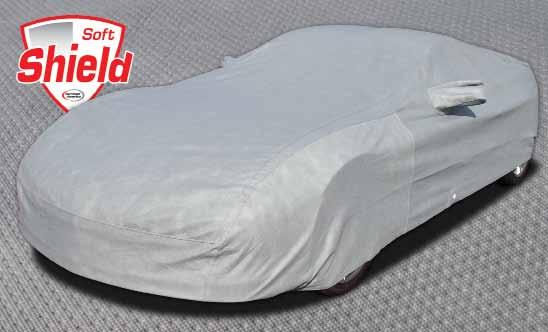 The inner fourth layer is made of a soft polyester nap, which gently protects your car s finish. SoftShield repels dirt and pollutants while remaining breathable.