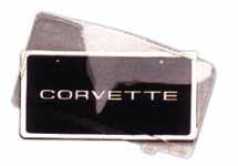 .. $ 34 99 1984-1996 Corvette License Plates 49817 Chrome License Frame... $ 29 99 49817 Black License Frame... $ 29 99 Show-Your-Year License Frames In black for 1984-1996.