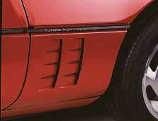 1984-1990 Stainless Steel Rocker Panels 1984-1996 Front Fender Accent Strips These Front Fender Accent Strips add a hint of Corvette s Grand Sport heritage to your car.