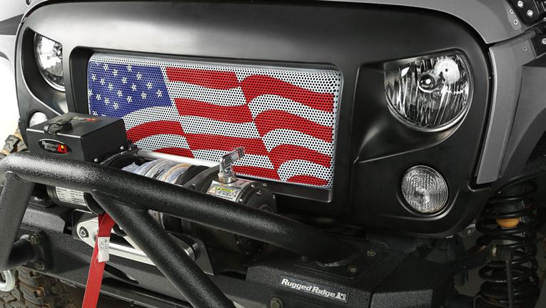 Pg. 2/5 RUGGED RIDGE SPARTAN GRILLE INSERTS Set your Wrangler apart from the crowd with these Rugged Ridge Spartan Grille Inserts that feature a variety of designs.