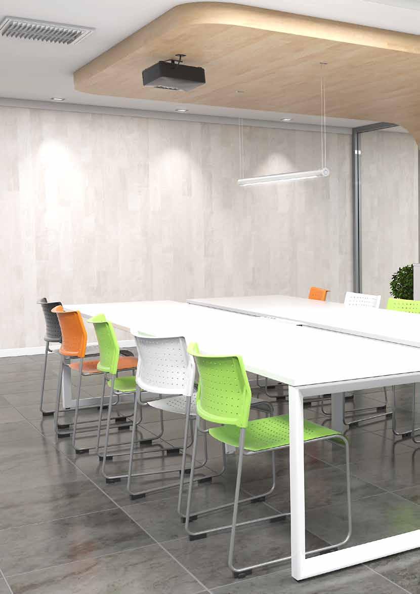 Team Spaces ANVIL frame systems give your collaboration areas a refreshing image
