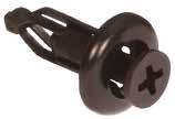 RIVETS AN PANEL FASTENERS Quarter Turn Rivets SR 1915 Black POM Quick release fastener Suitable for security panels an components that nee to