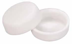 SCREW AN NUT COVER CAPS Cover Caps SR 1811 Nylon or LPE* Available in various styles an colours For ecorative an protective purpose Optional Washer - orer separately For correct washer size require -