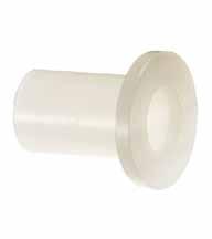 WASHERS, SPACERS AN BUSHES Screw Insulators SR5743 Natural Nylon Resistant to acis Vibration amping properties Flame resistant material: UL94 V2 To be use as screw insulators an in bushing