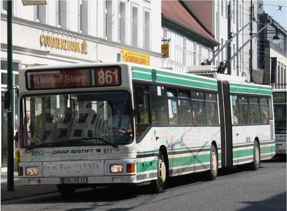 Events and introduction of new trolleys in Eberswalde Introduction of new vehicles is an opportunity to strenghten