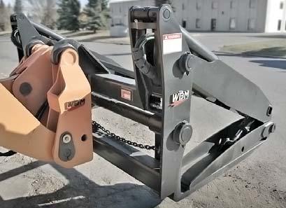 concealed within frame and overarms High strength (100,000 psi yield) steel fork tines Swing-out locks