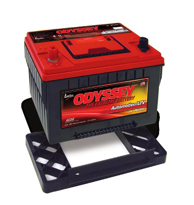 And unlike conventional batteries, ODYSSEY batteries can be stored for up to 2 years and still be returned to full power.