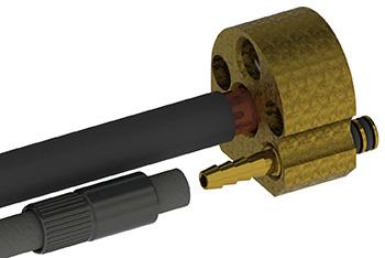 These connections utilize a conductive sealant and are tightened with torque requirements of 100 + 5 IN-LB.