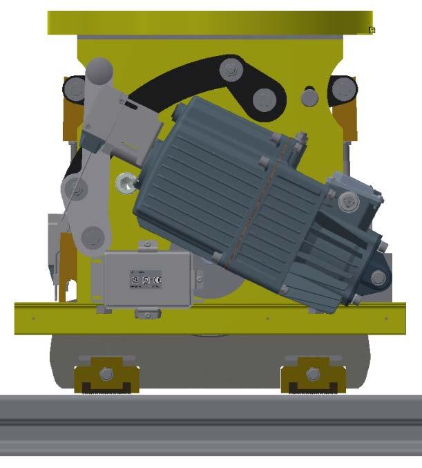 Industries Ltd. W T 2.0 Principle of Operation Wind load will want to push crane forward causing the crane weight to push down on the rail brake W T. WIND LOAD Rail brake is set.