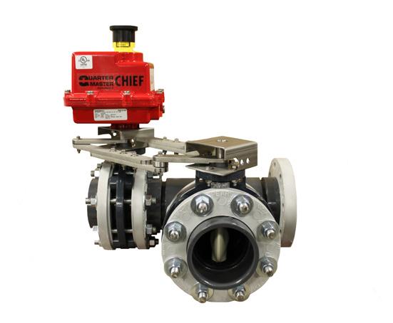 3-year warranty Actuators and Options Type-21AT Ball Valve Size Range: 1/2-4 Materials: PP body, PTFE seats, EPDM seals End Connections: PP-RCT socket