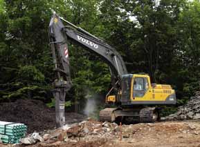 Commanding views: Operator visibility The excavator of choice Whether the project involves shallow trenching for electrical conduit or deep digs for sewer lines, Volvo excavators excel in piping
