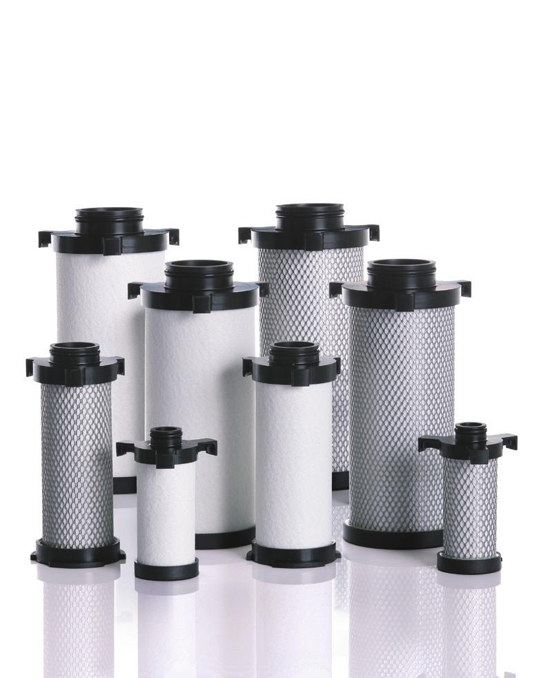 Compressed air filter elements Rev 1.0.1 Page 4 of 9 Type SMA/DSF 0,01 micron separation efficiency Max.