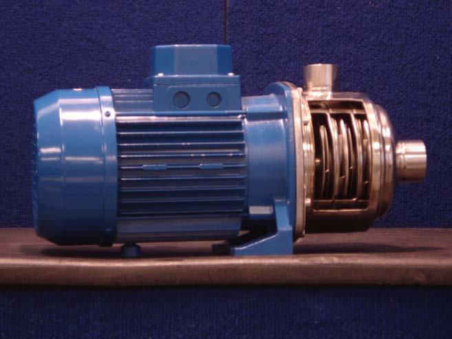 Model: MATRIX 5-3T6/13 (38) (21X13X15) (33) (16x6x9) $500 SH15-MTRX Stainless steel horizontal multi-stage centrifugal pump suitable for a wide range of