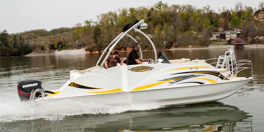 238FL NEW! MSRP: $50,849 $42,499 SAVE: $8,350! Length...23 3 Weight...2920 lbs Fuel Capacity.