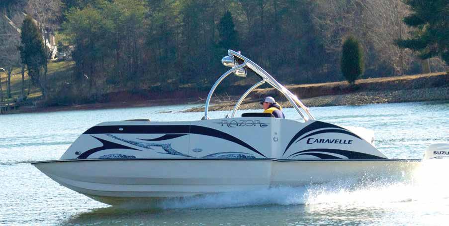 216FS INCLUDES BOAT, MOTOR, & TRAILER PACKAGE Stylish! MSRP: $43,348 $36,199 SAVE: $7,149!