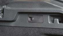 B C Fold the Rear Seatbacks 1. Pull the lever (A) on top of the outboard seatback and fold the seatback forward.