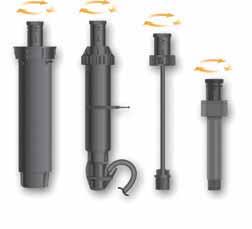 Xerigation / Landscape Drip Emission Devices SQ Series, Square Pattern Nozzles (formerly known as XPCN) The Most Precise and Efficient, Low-Volume Spray Solution for Irrigation of Small Areas with