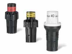 Xerigation / Landscape Drip Control Zone Components Inline Pressure Regulators 3 4" or 1" NPT female-threaded inlet and outlet Operating Range - PSI-L30X-075: 0.10 to 5.0 gpm; 6 to 300 gph (0.4 to 18.