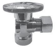 SUPPLY STOPS Pro-Connect ProPush 1/4 Turn Supply Stop ISO 9001 Forged Dezincifi cation Resistant Brass Fitting For Connection to Copper, CPVC or PEX Lead-Free INDIVIDUALLY PACKED BULK PACKED Page 40