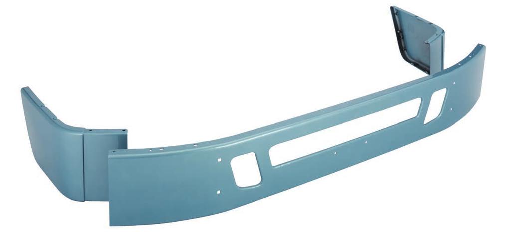 VNM bumpers include a pre-painted steel