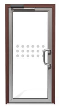 Max outward door leaf W 20 x H 2240 mm. Available in several variants, but doors can be installed without door sill, with a mm gap below the bottom edge.