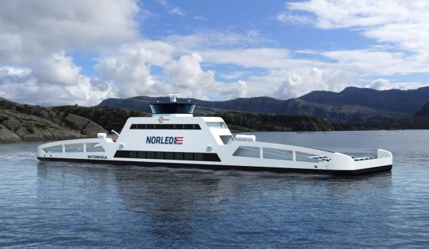 First all electric Vessel in Norway 2015 Runs between Lavik und Oppedal in the Sognefjord in Westnorway, half an hour each