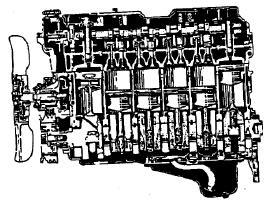 Fig. 1 Longitudinal Section Fig.2 Cross Section Table 1 Main Specification FEATURES OF 1 FZ-FE ENGINE Engine 1FZ-FE 3F-E Type No of Cyls.