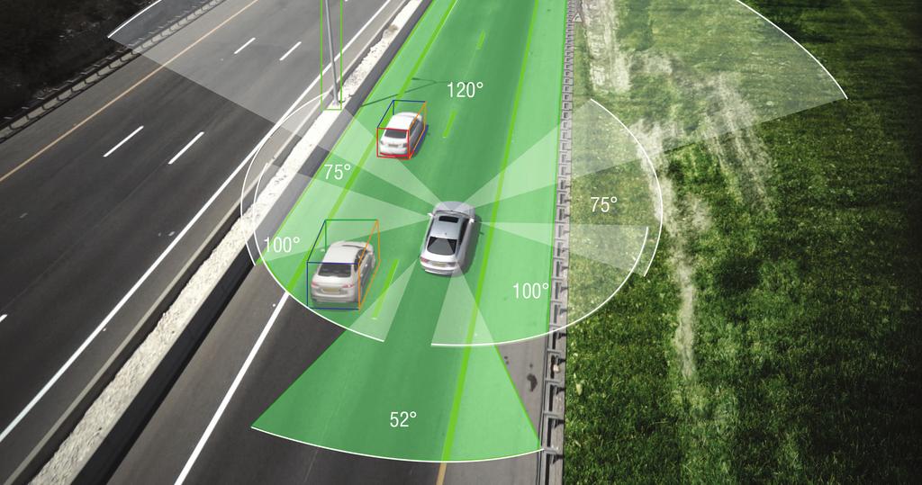 Mobileye s latest autonomous driving control units provide 360 awareness of road conditions and the locations of other road users.