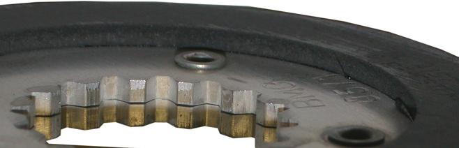 Troubleshooting Brake Disc Brake disc is worn or damaged - Sliding friction cause carbon based brake disc to