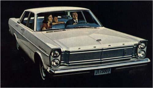 The 1965 Ford Galaxie and Plymouth Fury (Dodge Phoenix in Australia) are