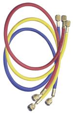 CHARGE HOSES ¼ Standard Charge Hoses (¼ FF x ¼ FF) Set of 3 Part Number Red Part Number Blue Part Number Yellow Part Number 96 (250cm) Standard Hose ¼ x ¼ 7250-19600 7250-19610 7250-19620 7250-19630