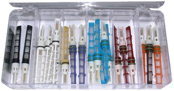 Orifice Tube Extractor Kit 5pc kit will remove and install any type of orifice tube Supplied in custom moulded storage box : 7450-10001 RECYCLE GUARD