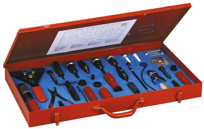 custom moulded plastic case : 7410-76001 Master Compressor Seal Service Kit Includes all tools