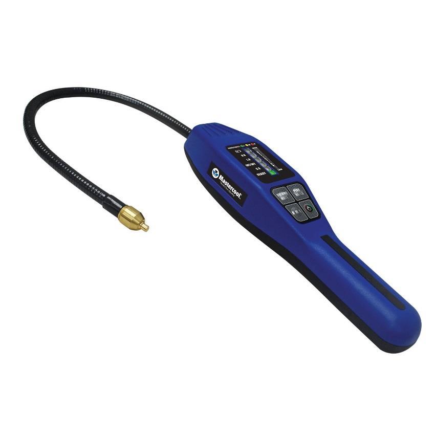 ! Mastercool R1234yf Refrigerant Leak Detector 3 Levels of Sensitivity, with response time of less than 1 second Intelligent tip environment sensing element to eliminate potential of false alarms