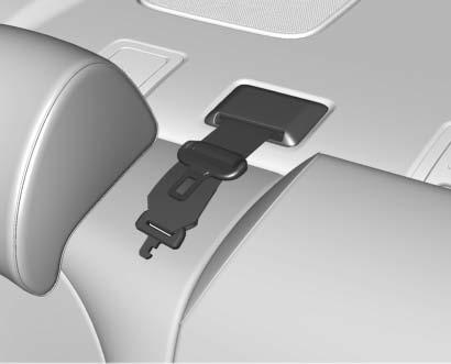 60 Seats and Restraints the vehicle through the rear door and left the vehicle without the vehicle being shut off. The feature can be turned on or off. See Vehicle Personalization 0 133.