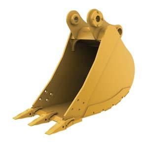 Three Durability Categories Suitable for Any Situation Caterpillar offers three standard bucket categories for excavators.