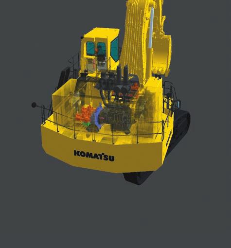 H y d r a u l i c E x c a v a t o r Productivity, Economy & Ecology In complete pursuit of total cost reduction and eco-friendliness Evolutionary Komatsu technologies Komatsu technology Komatsu