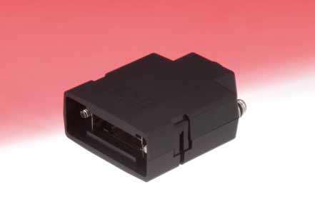 DH Series High speed transmission, mm pitch Small Interface Connector Cover case Screw lock [7pos. DH-7-CVB] Note. 3 This product is delivered separately.