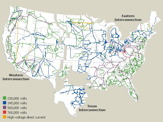 US Electric Transmission Grid Global Energy Network Institute, www.geni.