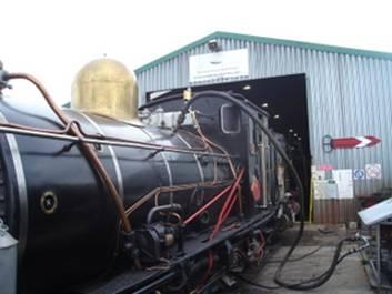 NGG 16 number 153 boiler being filled with